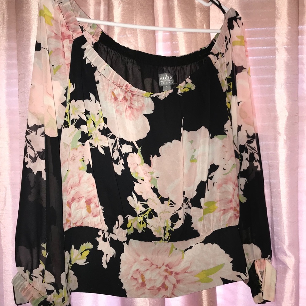 Soho New York & Company Floral Blouse